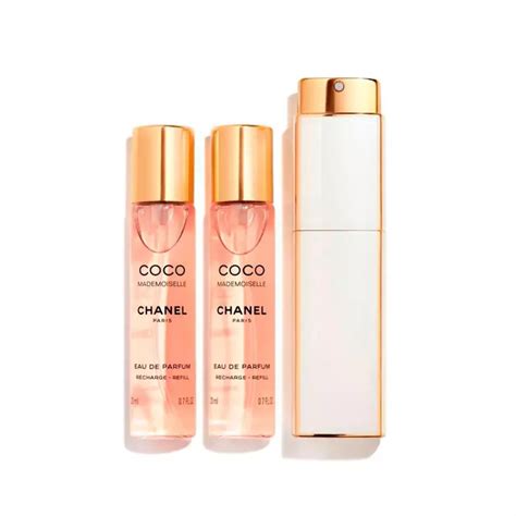 chanel coco mademoiselle taschenzerstäuber eau de parfum twist and spray|coco chanel mademoiselle travel size.